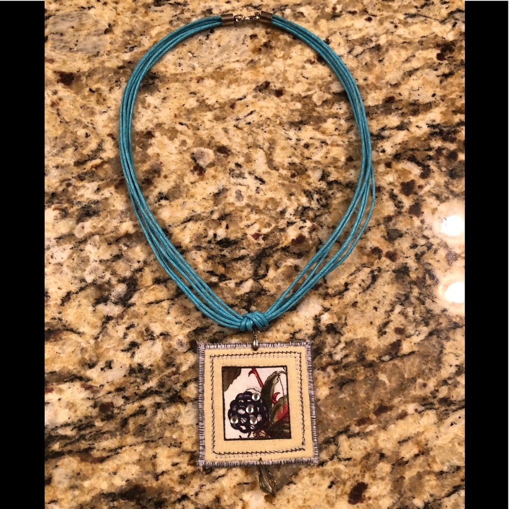 Unique Custom Patchwork Necklace - image 1